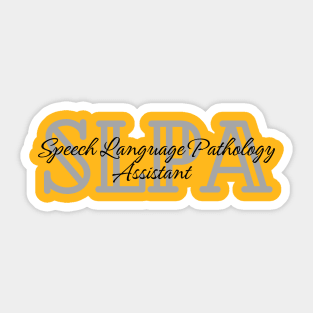 SLPA Speech Language Pathology Assistant Sticker